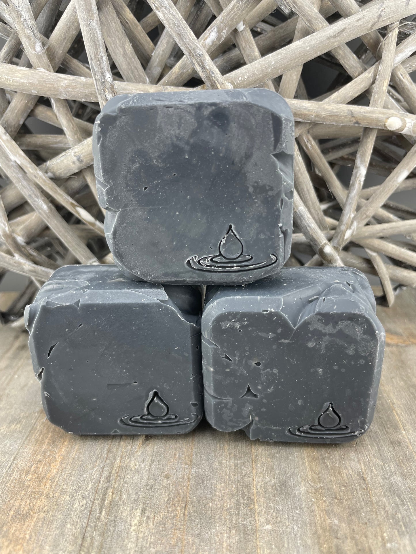 Luxurious Lavender and Charcoal Soap